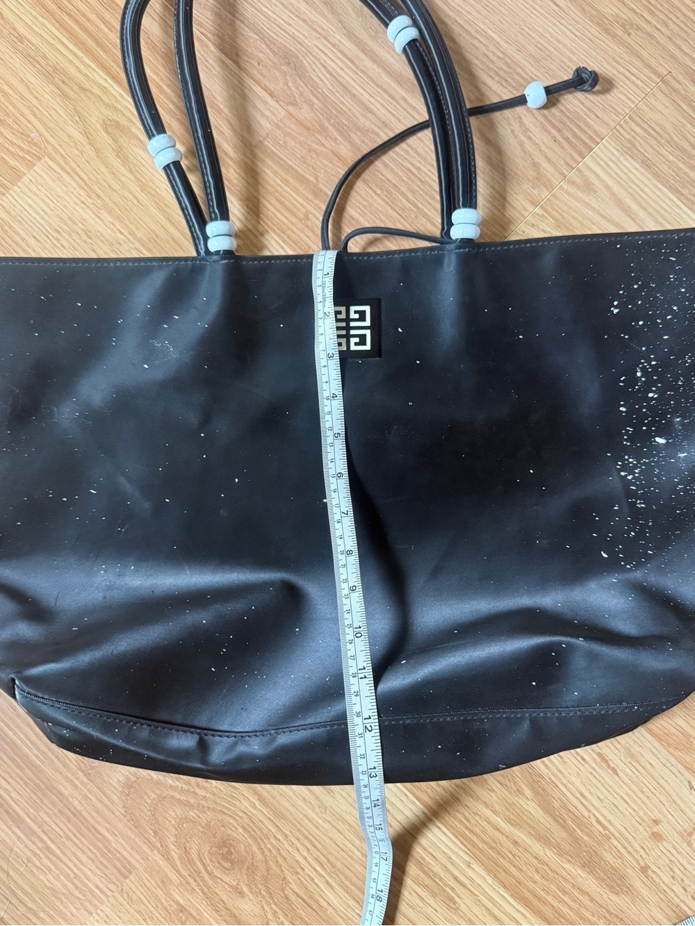Givenchy Black Tote with Contrast Bead Handles - Picture 4 of 7